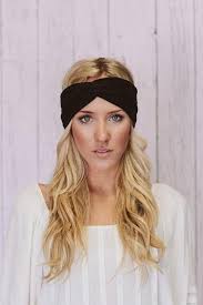 Hair Accessories Beige Chic Twist Turban Estilos De Cabello Con Diademas Turbante Para El Cabello Bufandas Para Cabello
