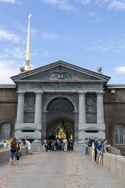 Neva Gate, Peter and Paul Fortress, St Petersburg Editorial Stock Image