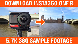 Sample footage from the insta 360 one x edited using the insta app and imovie on the ipad. Download Insta360 One R Sample Footage 360 Video Youtube