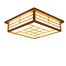 Akina ceiling fan shinsho ceiling fan visit our kiva lighting website for hubbardton forge lighting welcome to japanese style lighting since 1992, we have been manufacturing and selling distinctive japanese and asian style lighting fixtures and fans over the internet. Gqlb Japanese Ceiling Light Led Tatami Lamp 45 45 12cm Wooden Bedroom Lamp Pastoral Wind Lamp Remote Remote Control Room Light Warm Light Energy Class A Buy Online In Dominica