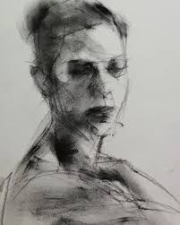 Tonal study Black & white charcoal