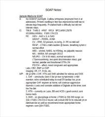 soap note template 9 free word pdf format download