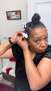 Top knot & twist out using soft pillow rollers! #naturalhair #natural...