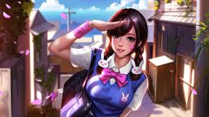 Your favorite heroes, skins, and victory poses await! Dva Uniform Overwatch Artwork Wallpapers Hd Wallpapers Id 22367