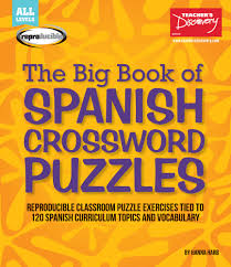 The big book of spanish crossword puzzles spanish teacher s. Food In Spanish Crossword Puzzle Answers Crossword For Kids