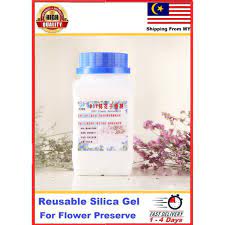 Silica gel powder for drying flowers. 500g Reusable Silica Gel Powder To Preserve Flower Drying Diy Craft Flower Production Dehumidifier Moisture Proof Powder Shopee Malaysia