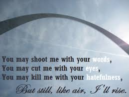 Provide quotes to support the facts you mention. Maya Angelou Still I Rise Thinking Using But Still Like Air I Ll Rise On A Picture Inspriational Quotes Quotes Icons Maya Angelou