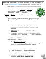 Check spelling or type a new query. Crash Course Biology Worksheets Pdf Name Period Date U201ceukaryopolis U2013 The City Of Animal Cells Crash Course Biology 4 U201d 18 Pts 1 What 3 Things Course Hero