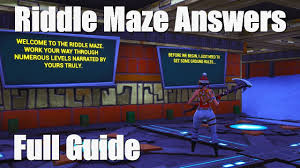 Do you play a lot of fortnite? Riddle Quiz Fortnite