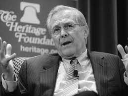 Rumsfeld was the subject of the errol morris documentary the unknown known (2013). Wh2minbjry2qcm