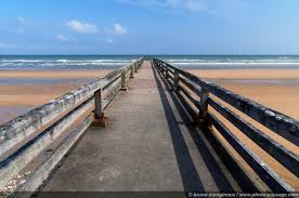 Normandie Ponton Omaha Beach Photo Paysage Com Paysage Vacances Plage Du Debarquement Plage De Normandie
