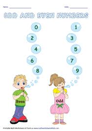 Odd And Even Number Charts And Activities
