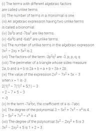 Algebra worksheets and online activities. Ml Aggarwal Class 7 Solutions For Icse Maths Chapter 8 Algebraic Expressions Objective Type Questions Cbse Tuts