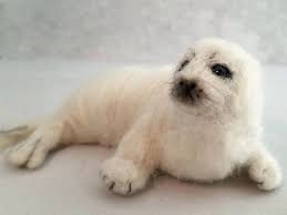 Harp Seal Baby Seal Arctic Seal Seal Pup Seal Sculpture Etsy Seal Pup Harp Seal Baby Seal