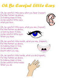 Oh Be Careful Little Ears Great Song To Teach Kids I Remember One More Verse From When I Was A Kid Bible Songs For Kids Sunday School Songs School Songs