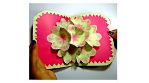 Flower cards diy bouquet flower pop up card tutorial. How To Make 3d Flower Pop Up Card Pop Up Birthday Card Diy Pop Up Greeting Card Craftastic Youtube