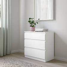 Ikea Kullen Chest Of 3 Drawers White Bedroom Furniture 70x72cm For Sale Online Ebay
