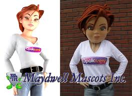 Needs a different point of view. Opalliavenir Woman Mascot Maydwell Mascots