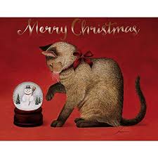 No physical product is shipped and the frame is not included. Top 10 Boxed Cat Christmas Cards 2020