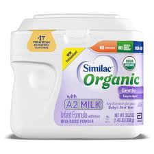 Similac Organic With A2 Milk Infant Formula Gentle And Easy To Digest With Key Nutrients For Baby S First Year No Palm Olein Oil Non Gmo Baby Formula Powder 23 2 Oz Tub Walmart Com