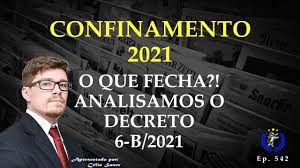 Além disso, outro fato que chamou a atenção do público foi que fiuk passou o natal com a família da mãe e o ano novo na fazenda do pai, o que seria uma espécie. Confinamento 2021 O Que Fecha Analisamos O Decreto 6 B 2021 Ep 542 Youtube