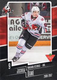 2016-17 Extreme Canadian Tire Niagara IceDogs (OHL) #6 Joshua Dame