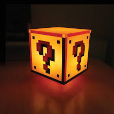 The designer of the lamp kit has released the detailed making process on instructables, while the kit of super mario question block lamp is available for $54.99 usd on etsy.if you're interested, jump to instructables for more details. Paladone Super Mario Bros Question Block Light