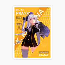 Kiana Kaslana Divine Prayer Poster for Sale by Saikishop | Redbubble