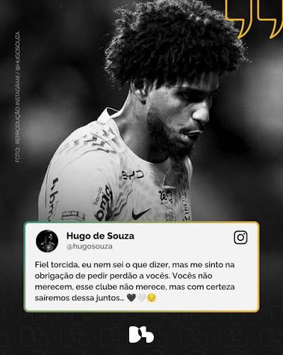Após a derrota pro Palmeiras, Hugo Souza usou as redes sociais pra se  desculpar com a Fiel Torcida. #HugoSouza #Corinthians #Palmeiras  #Brasileirão #FutebolBrasileiro