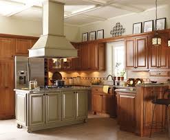 Schrock Kitchens Available At The Kitchen Works Black Kitchen Island Light Oak Cabinets Maple Kitchen Cabinets