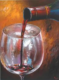 Werbung Finedecoart Gemalde Leinwand Acryl Bild Gemalt Stilleben Flasche Rotwein Glas Ol Ebay Stillleben Kunst Wein Kunst Wein Malerei
