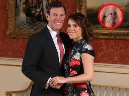 The princess showed off her pink sapphire. Princess Eugenie S Royal Engagement Ring