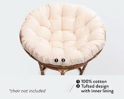 This unit is constructed to fit deeply into the chair frame without sliding or falling off with use. Wool Papasan Cushion Home Of Wool All Natural Bedding Decor