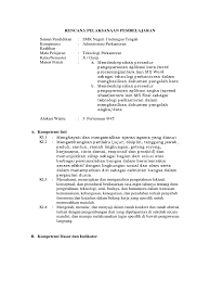 Mengoperasikan cara mengetik (keyboarding) dengan tepat dan tepat 3.2 mengidentifikasi cara mengoperasikan microsoft word 4.2. Rpp Teknologi Perkantoran Doc Masnurul