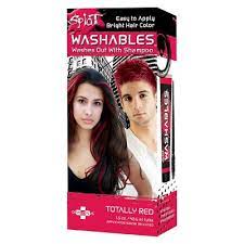Gurgov tells us that hot water opens up the hair cuticle, which allows the red. Splat Washable Hair Color Totally Red 1 5 Fl Oz Target