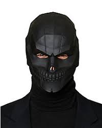 Black Mask Costume For Cosplay Halloween