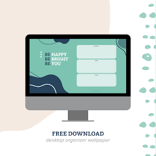 This desktop wallpaper offers you a way that will help you keep files and folders on your computer's desktop organized and easy to find. Computer Desktop Organizer Wallpapers 3 Custom Designs