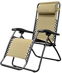 Amazon Com Caravan Sports Infinity Zero Gravity Chair Beige Patio Recliners Garden Outdo Zero Gravity Chair Zero Gravity Recliner Folding Lounge Chair
