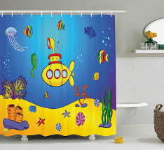 Granny's grannyboot is a house that features rooms designed and worked on by various artists. Beatles Yellow Submarine Shower Curtain For The Bathroom Decor