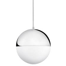 Antique lighting, vintage, retro lighting & contemporary lighting, chandeliers. Lights Com Ceiling Pendant Lighting Powell Led 14 Chrome Globe Pendant
