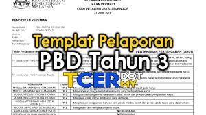 Guru boleh mengisi maklumat dan pencapaian murid sepanjang tahun. Templat Pelaporan Pbd Tahun 3 Tcer My