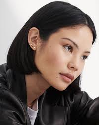 Small diamond stud earrings gold online