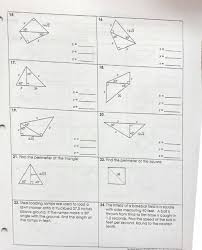 The word trigonometry means measurement of triangles the study of properties and functions involved in solving triangles. Unit 8 Right Triangles And Trigonometry Homework 2 Special Right Triangles