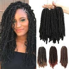 I think this hairstyle would be a perfect protective style for products used: Natural As Human Spring Twist Braid Bariding Hair Extensions Real Thick Crochet Ebay