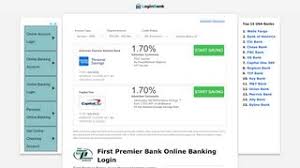 How to login to first premier bank online banking? 2