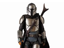 He includes several interchangeable accessories, as well as a figure of. Star Wars Mafex No 129 The Mandalorian Beskar Armor
