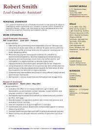 Write a resume for personal assistants that really works, plus tips & examples. Graduate Assistant Resume Samples Qwikresume