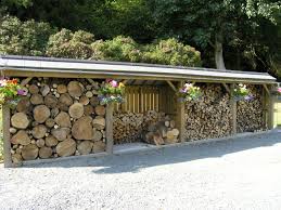 Large Log Store Wooden Log Stores Uk D P Marchant Wood Shed Log Shed Wood Store