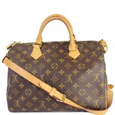 Louis vuitton vintage speedy 30 bag brown monogram coated canvas. Louis Vuitton Speedy 30 Bandouliere Monogram Canvas Bag
