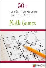 50 Fun And Interesting Middle School Math Games Math Games Middle School Middle School Math Homeschool Math